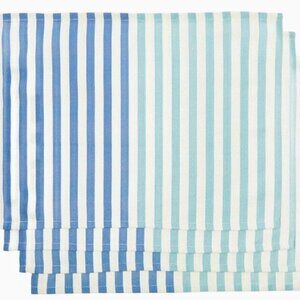 Katie Kime Nautical Blue Striped Placemats (Set of 4) - NWT